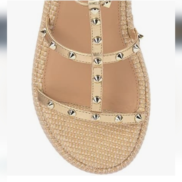 Jessica Simpson Gold Pascha Platform Sandals Size 11 - Picture 3 of 8